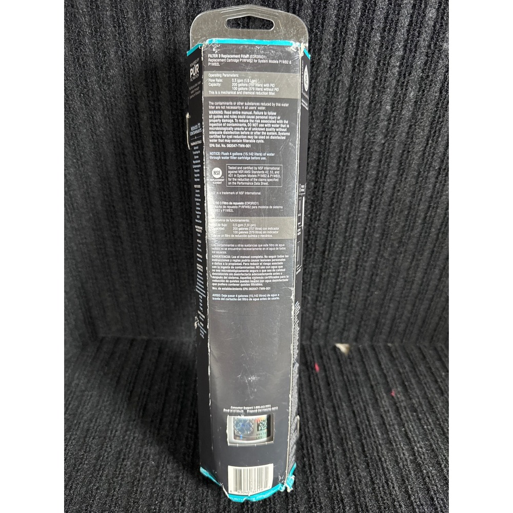 EveryDrop by Whirlpool Refrigerator Water Filter 3 Single Pack - Picture 6 of 7